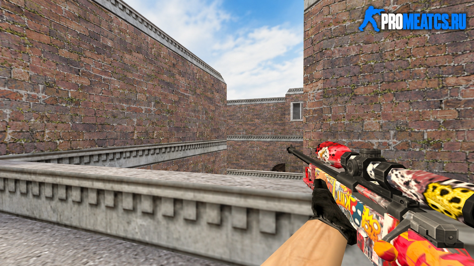 AWP «Стикер» — модель оружия для Counter-Strike 1.6