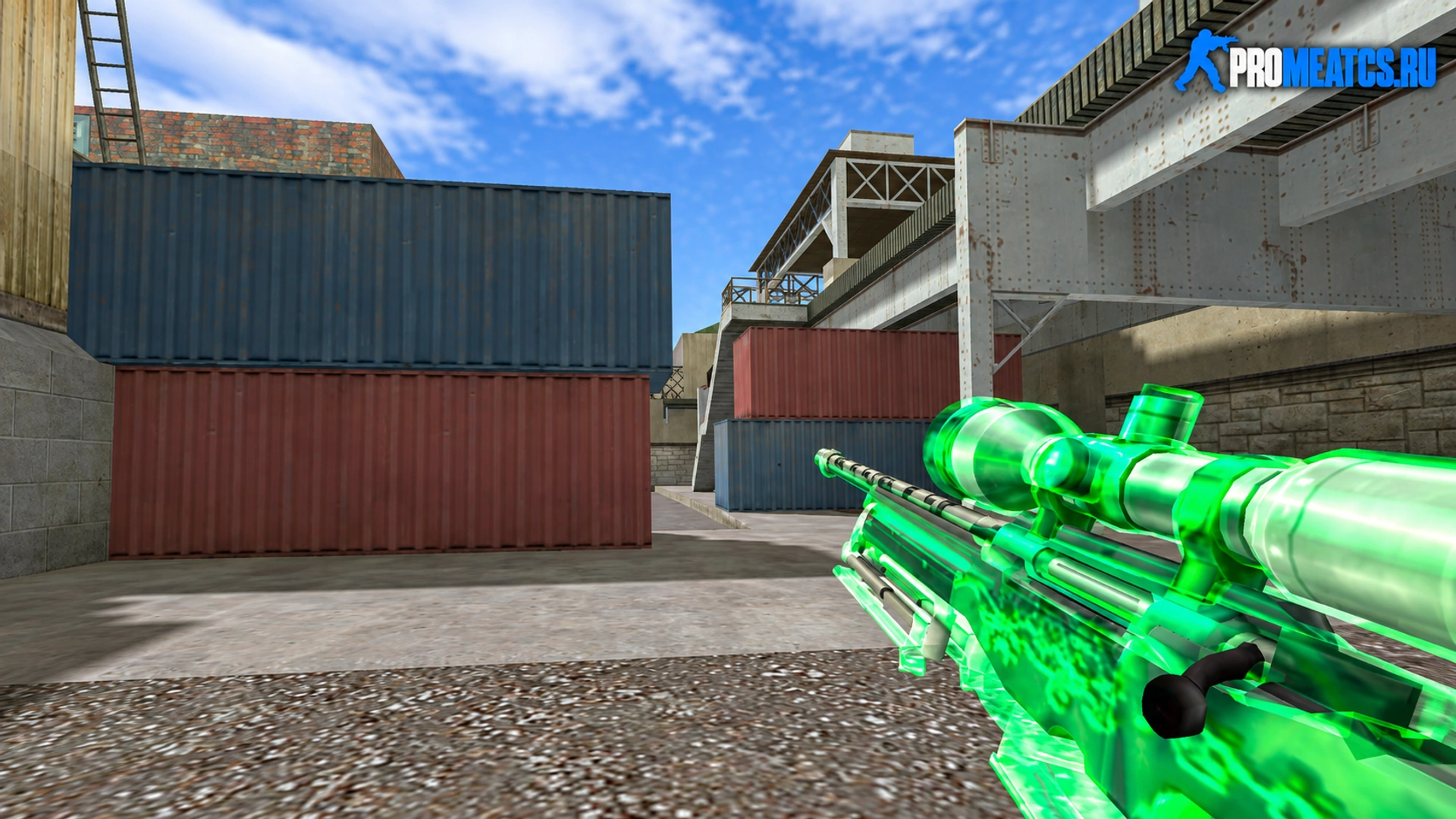 AWP «Зелёное стекло» — модель оружия для Counter-Strike 1.6