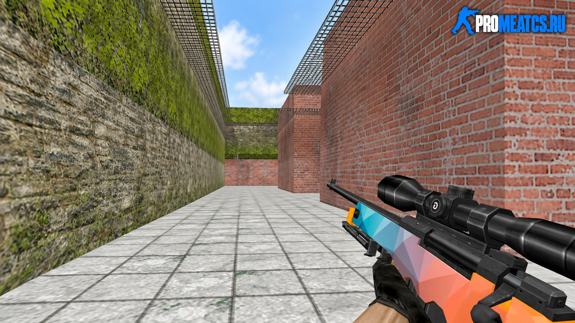 AWP «Палитра цветов» — модель оружия для Counter-Strike 1.6