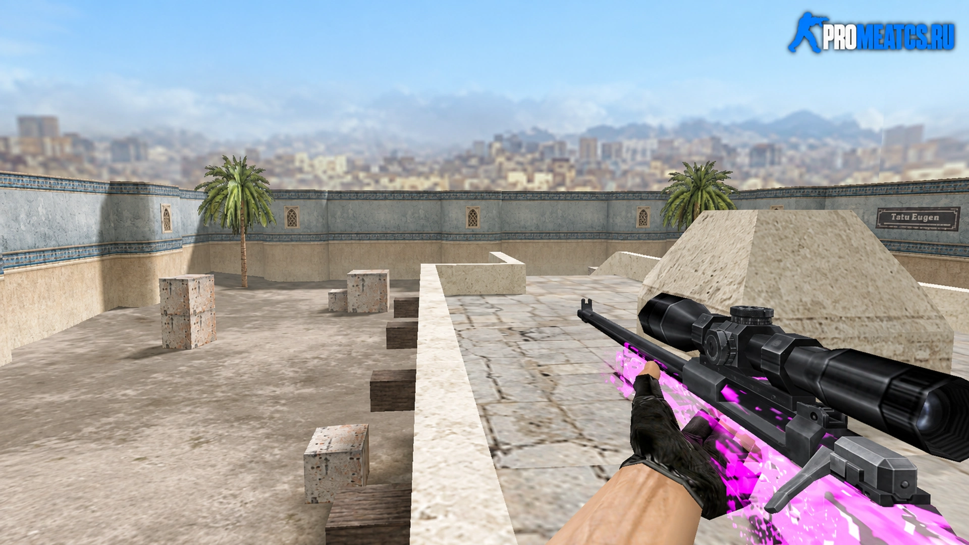 AWP «Розовое безумие» — модель оружия для Counter-Strike 1.6