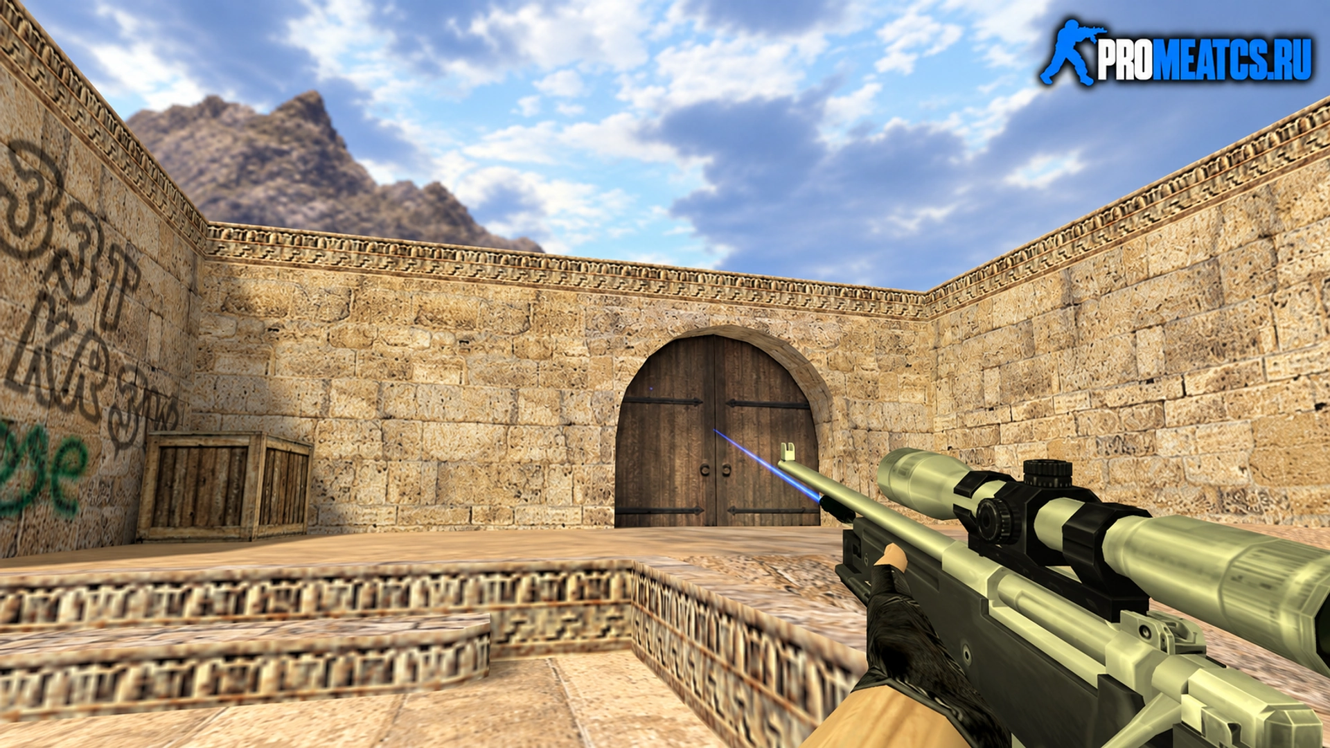AWP «Черный хром» — модель оружия для Counter-Strike 1.6
