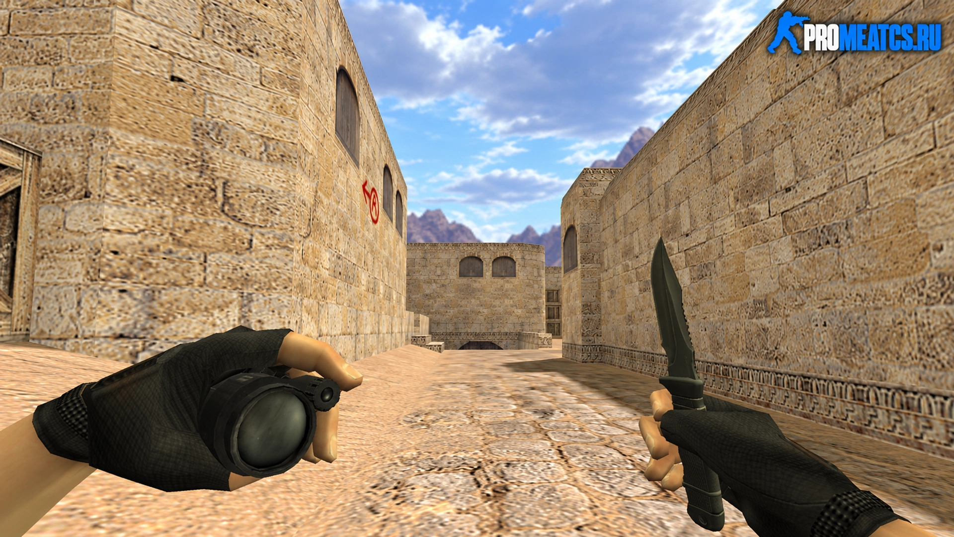 Метательный нож — модель оружия для Counter-Strike 1.6