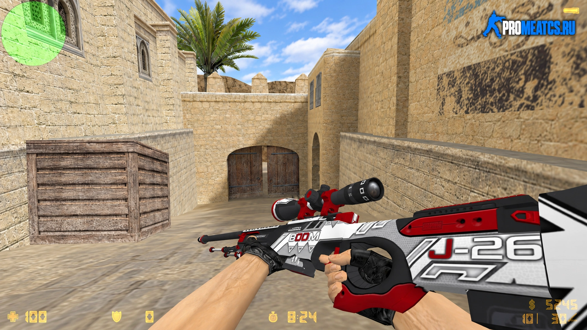 AWP «Booster» — модель оружия для Counter-Strike 1.6