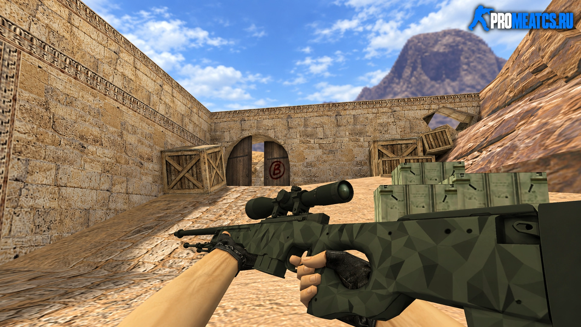 AWP «Графит» — модель оружия для Counter-Strike 1.6