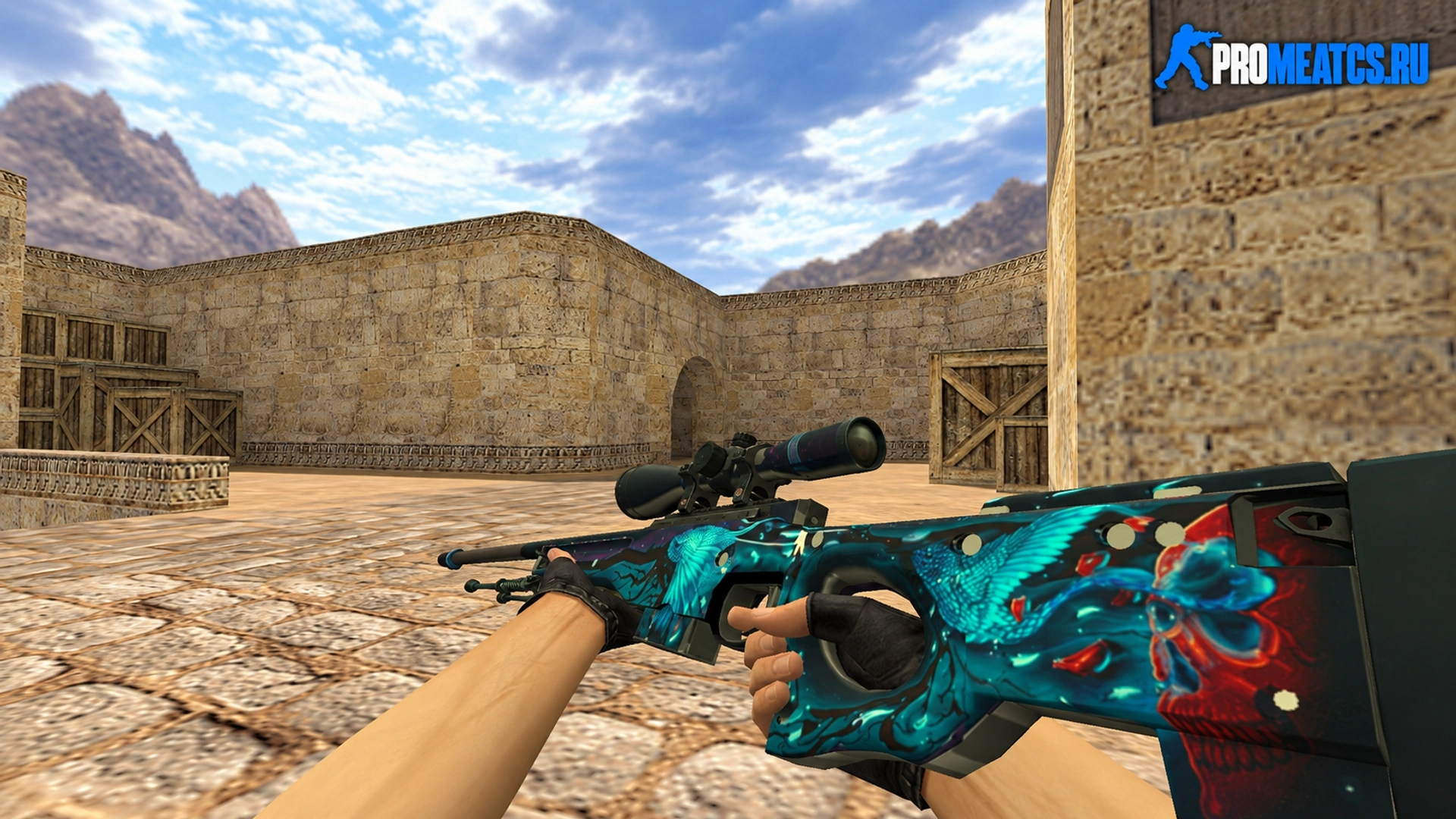 AWP «Смертоносные птицы» — модель оружия для Counter-Strike 1.6