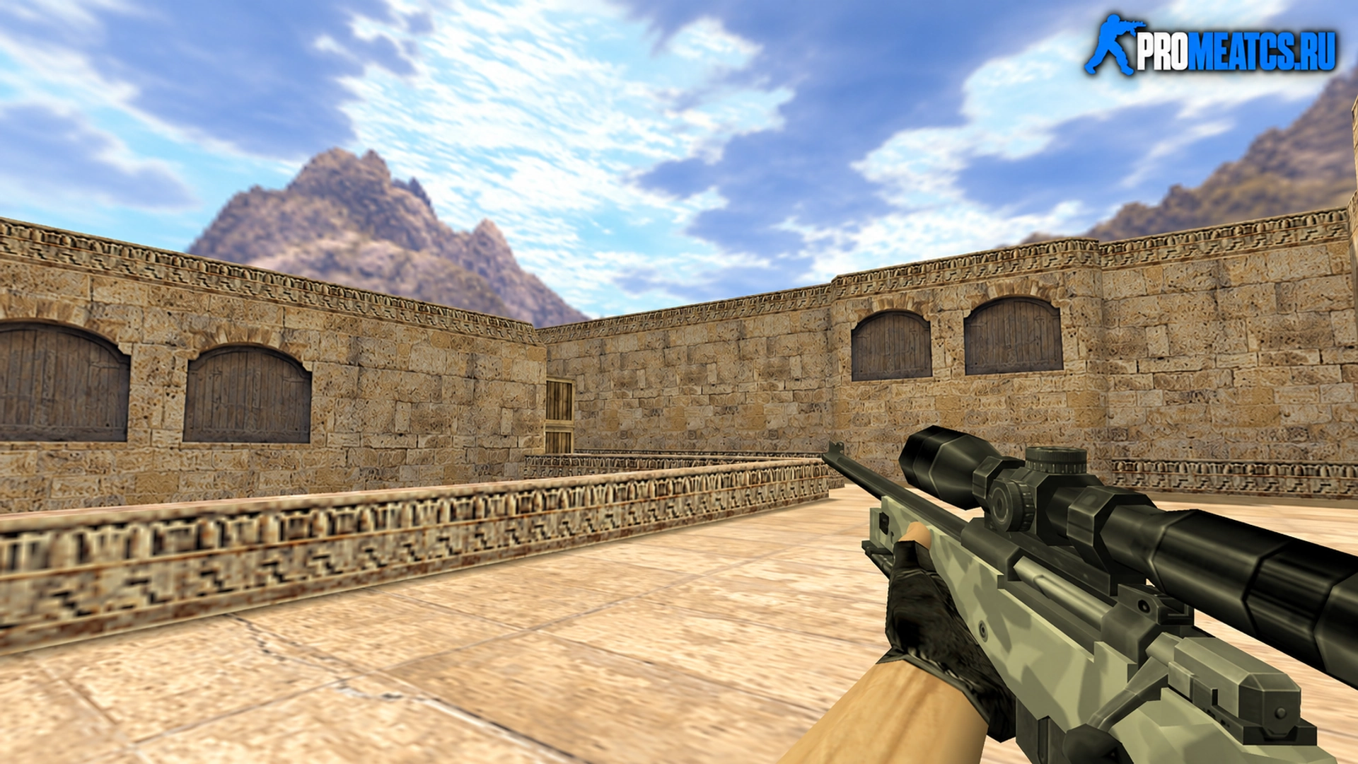 AWP «Зимний камуфляж» — модель оружия для Counter-Strike 1.6