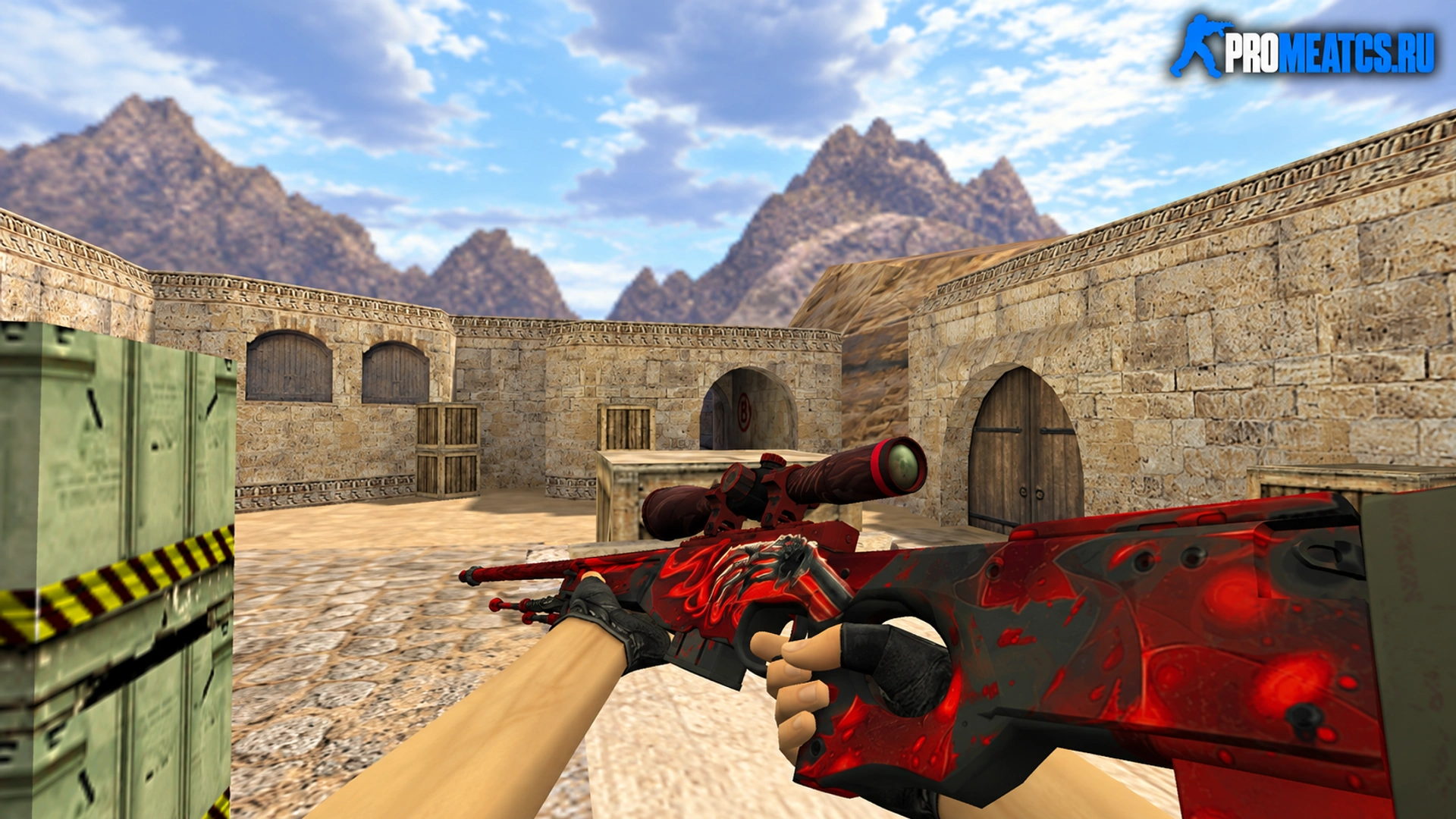 AWP «Касание мертвеца» — модель оружия для Counter-Strike 1.6