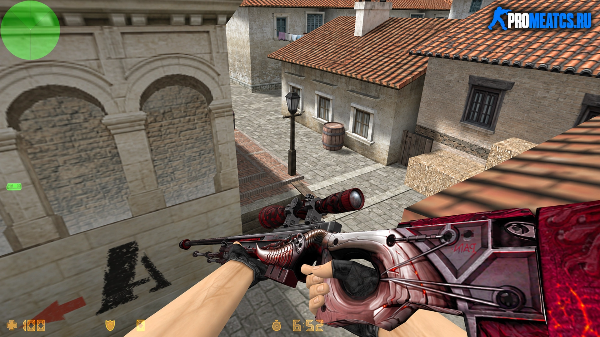 AWP «Проклятие» — модель оружия для Counter-Strike 1.6