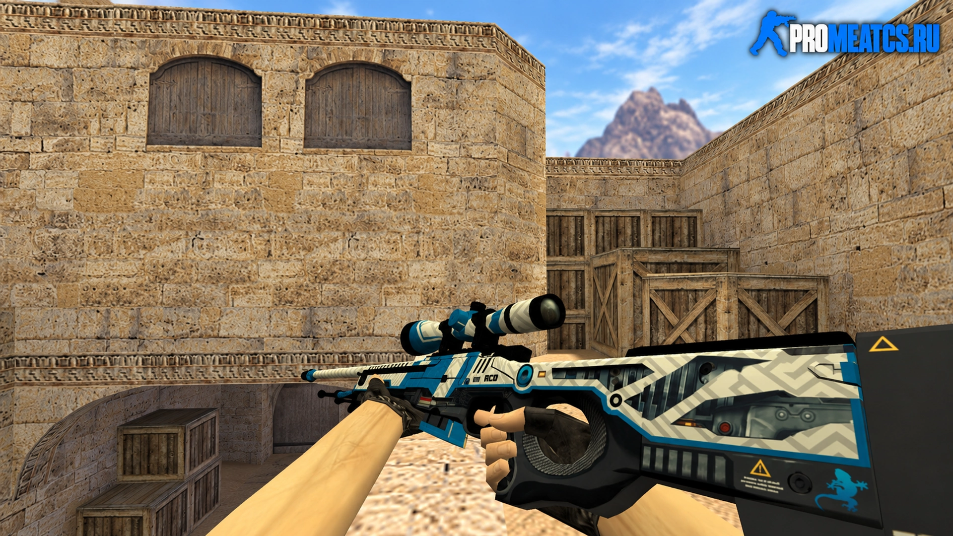 AWP «Рельсотрон» — модель оружия для Counter-Strike 1.6