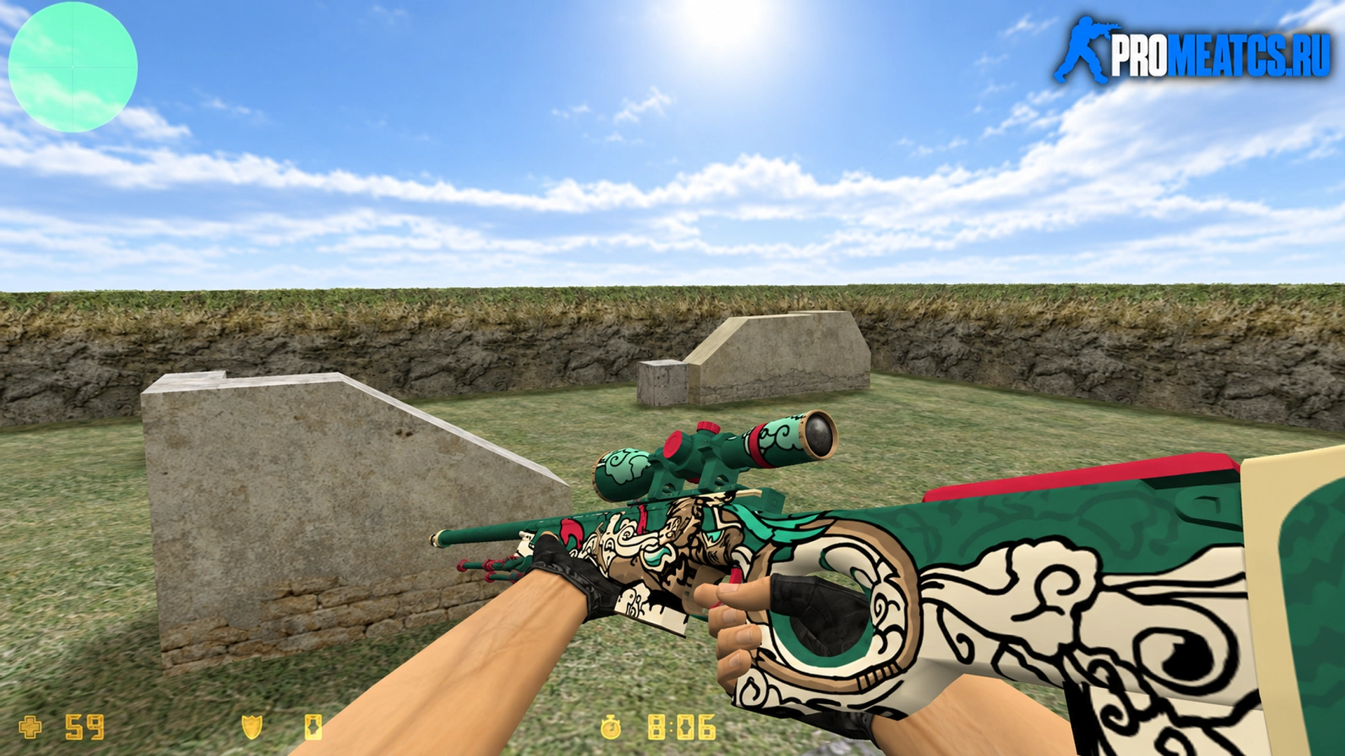 AWP «Король обезьян» — модель оружия для Counter-Strike 1.6