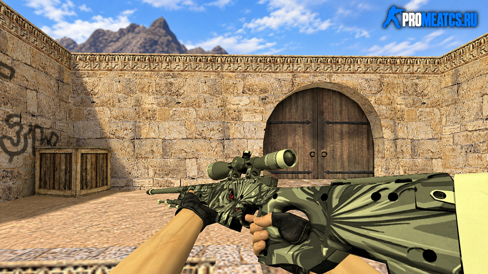 AWP «Дымовая завеса» — модель оружия для Counter-Strike 1.6