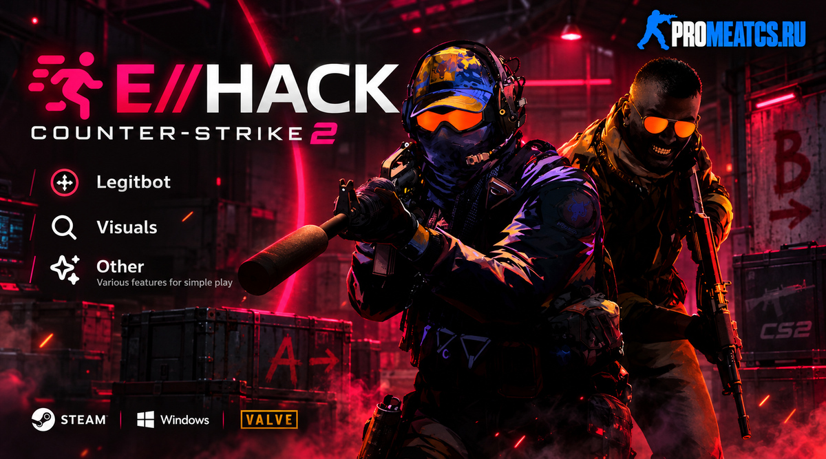 ExHack для CS 2 - ExHack на КС 2 бесплатно — дополнительный игровой инструмент для Counter-Strike 2