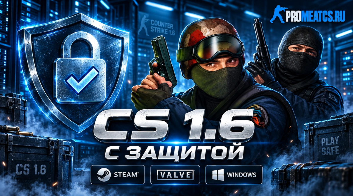 Сборка CS 1.6 с защитой