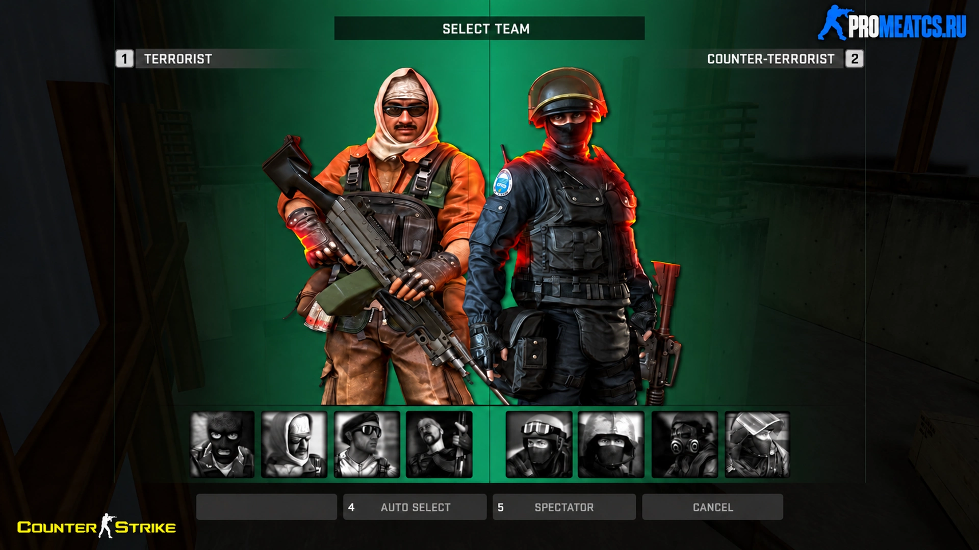 GUI в стиле COD — оформление игры для Counter-Strike 1.6