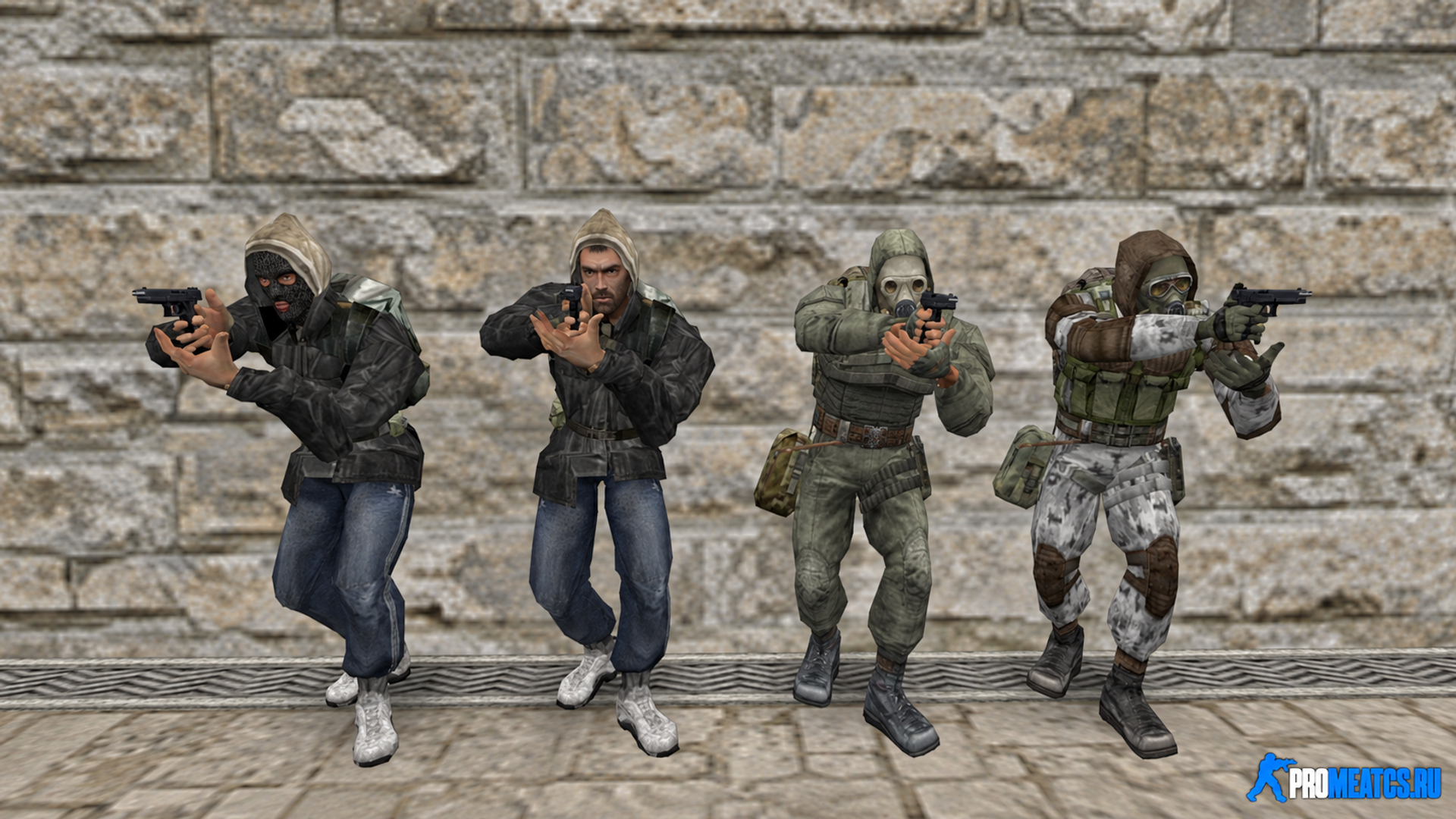 Модели сталкеров — модель игрока для Counter-Strike 1.6