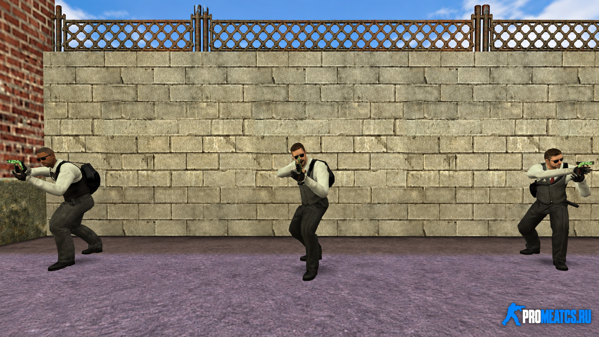 Модели террористов «Professionals» из CS:GO — модель игрока для Counter-Strike 1.6