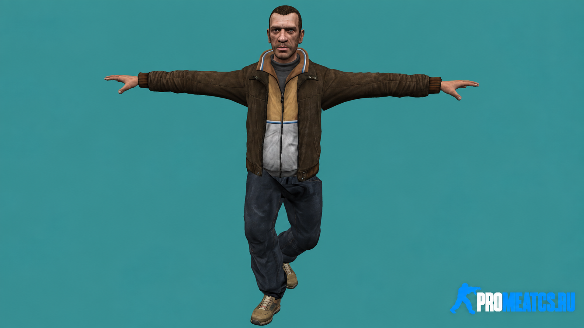 игрока «Niko Bellic» — модель игрока для Counter-Strike 1.6