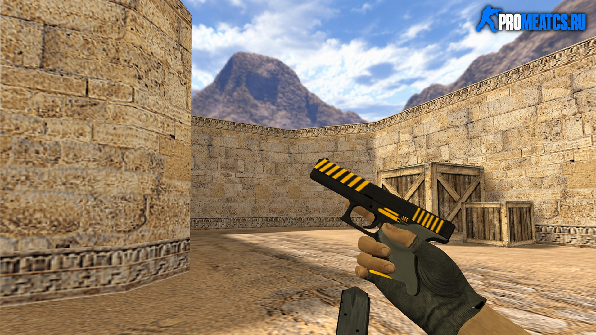 Glock Внимание — модель оружия для Counter-Strike 1.6