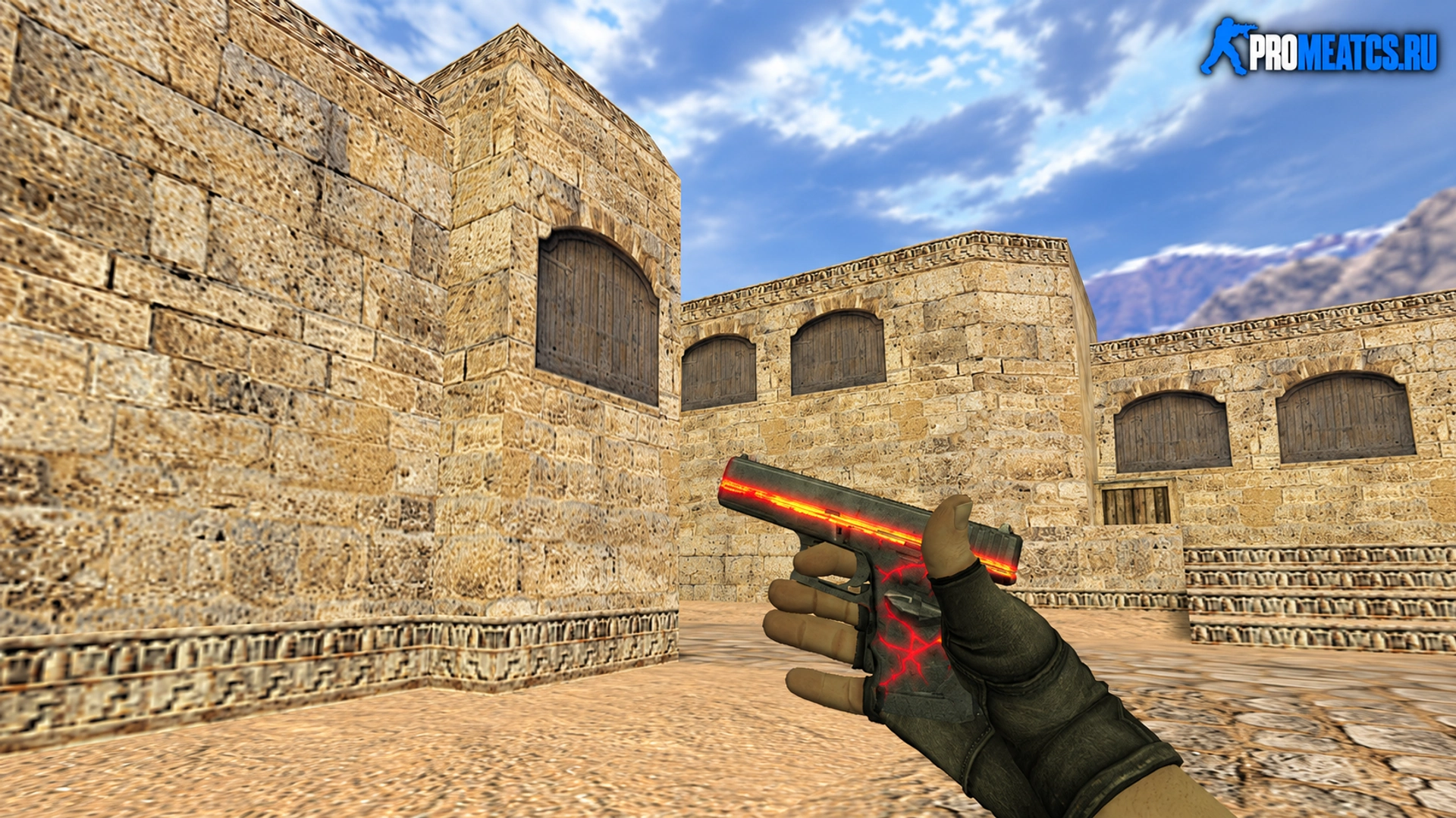 Glock Подземелье — модель оружия для Counter-Strike 1.6