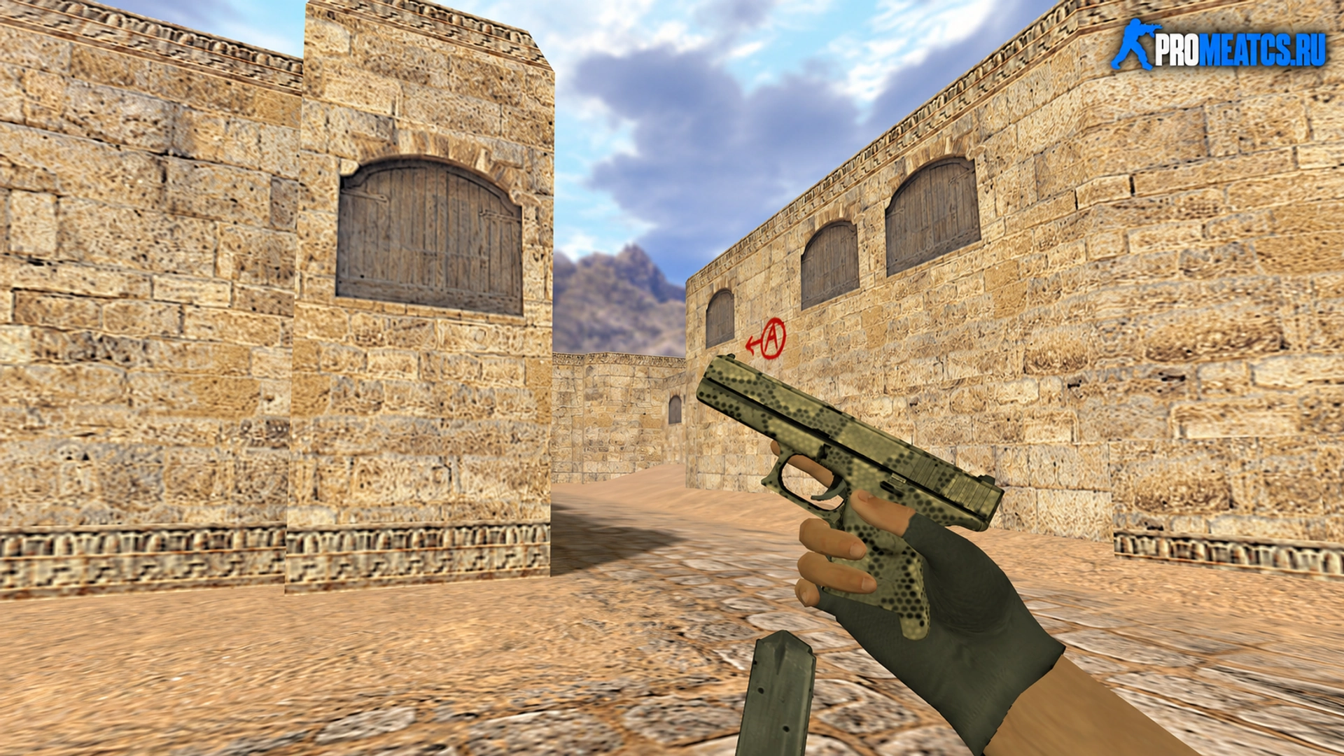 Glock Гремучая смерть — модель оружия для Counter-Strike 1.6