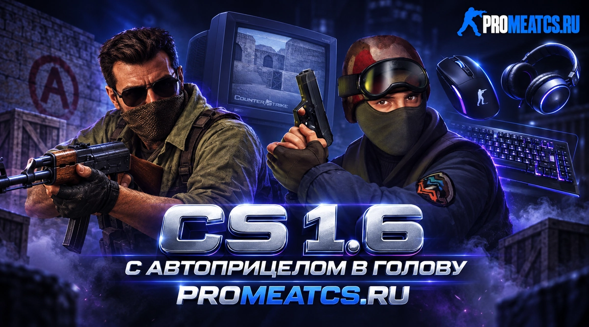 Сборка CS 1.6 с автоприцелом в голову