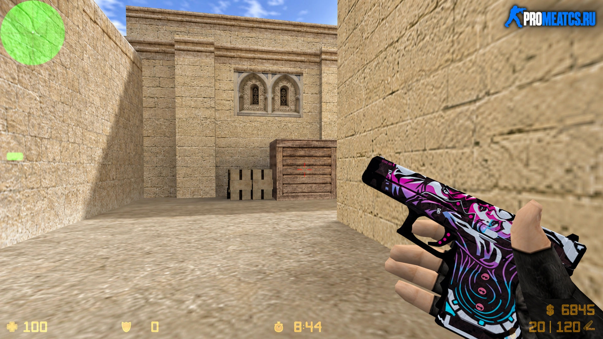 Glock Неонуар — модель оружия для Counter-Strike 1.6