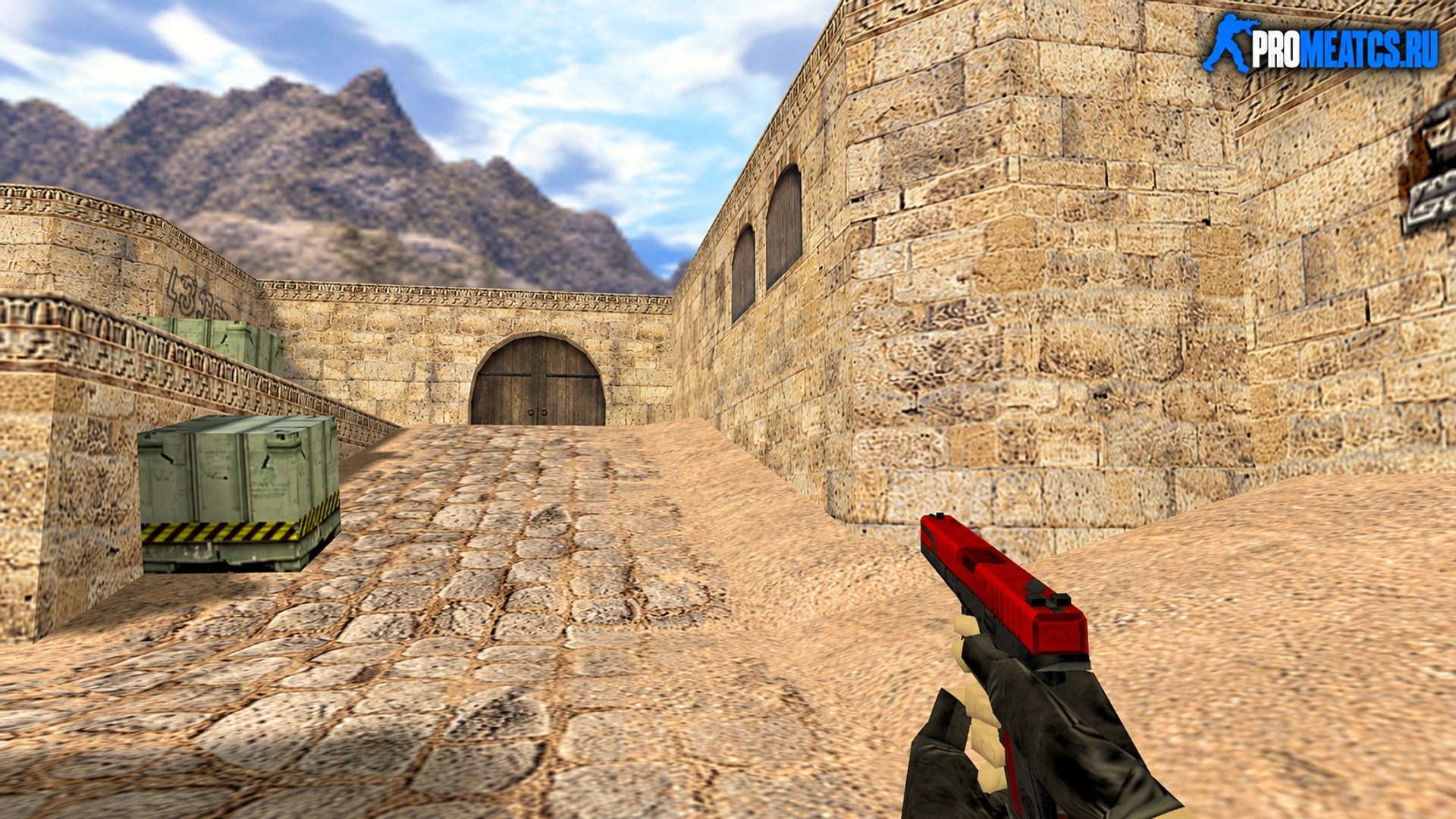 Glock Красный и опасный — модель оружия для Counter-Strike 1.6