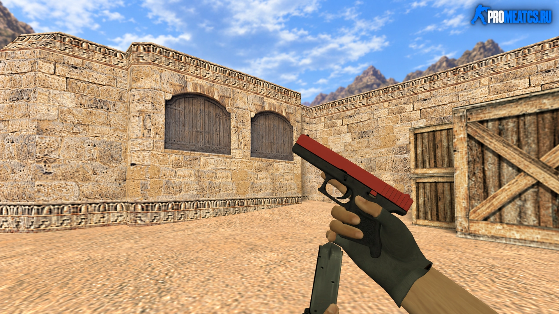 Glock Карамельное яблоко — модель оружия для Counter-Strike 1.6