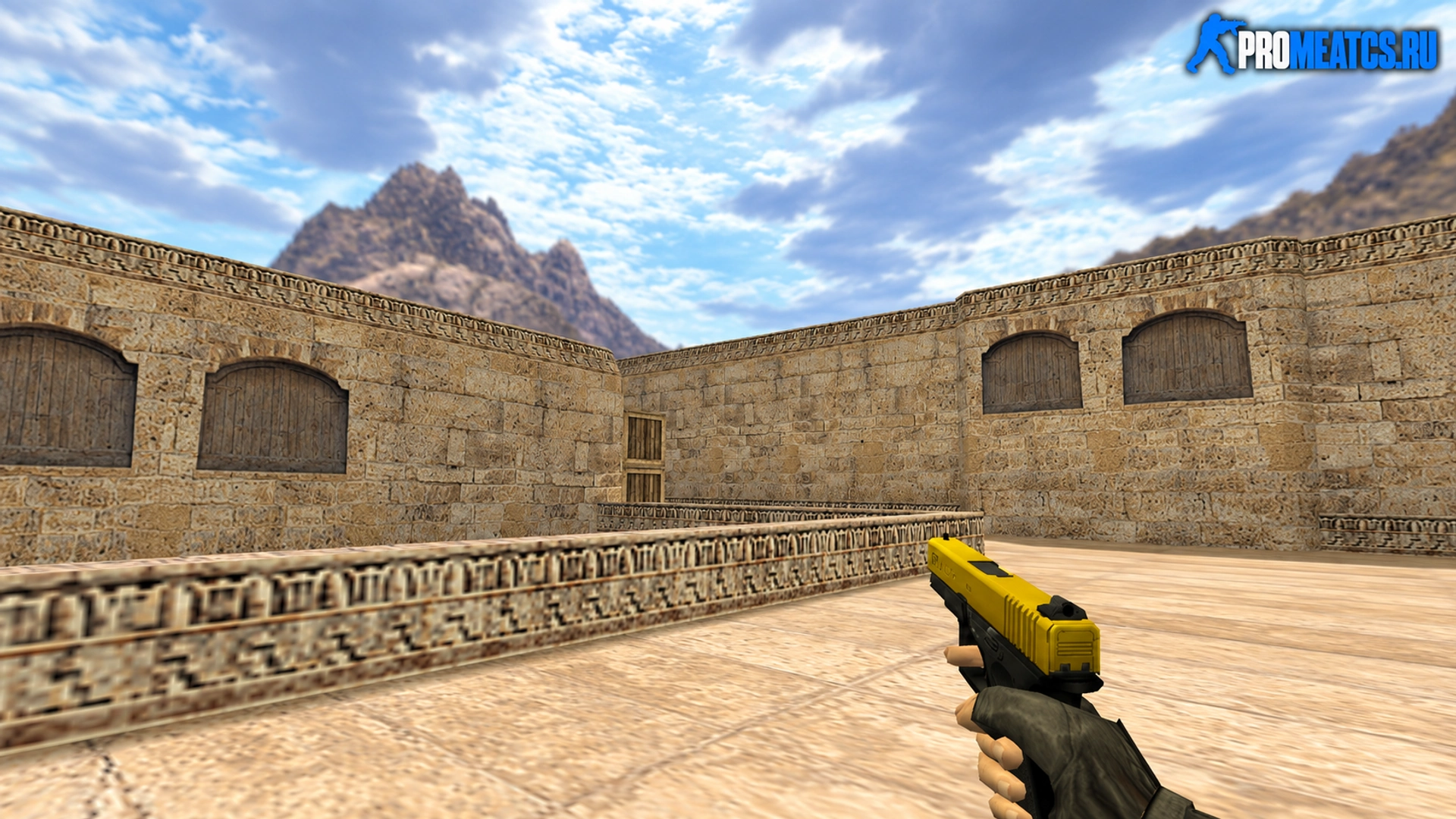 Glock Золотой — модель оружия для Counter-Strike 1.6