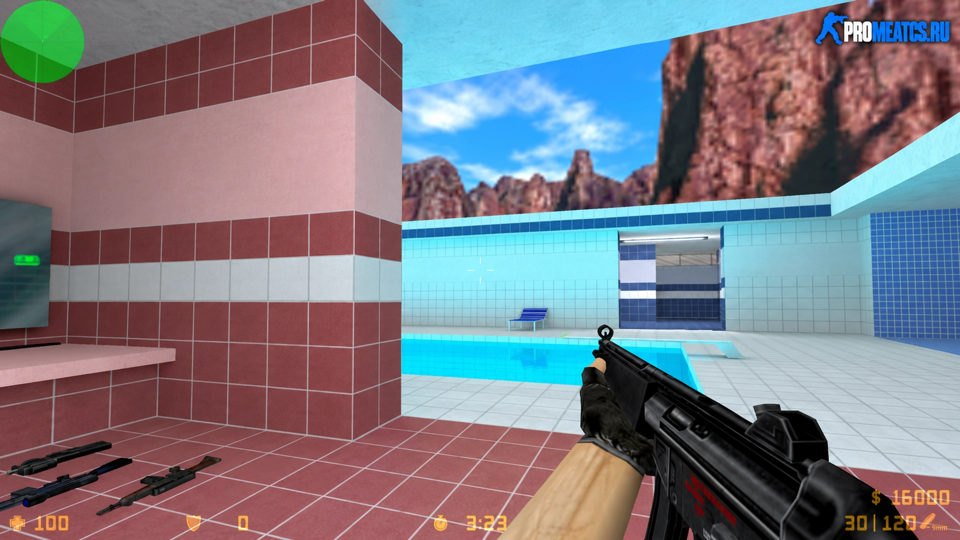 Стандартный MP5 — модель оружия для Counter-Strike 1.6