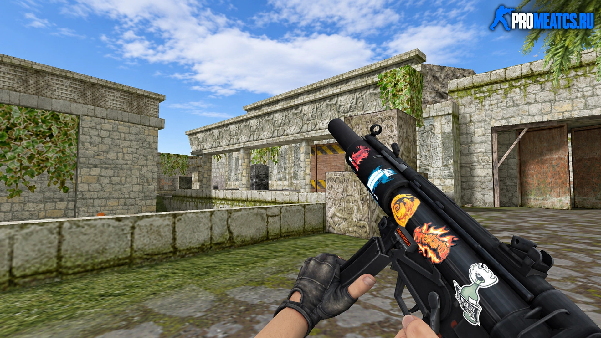 MP5-SD Стикеры — модель оружия для Counter-Strike 1.6