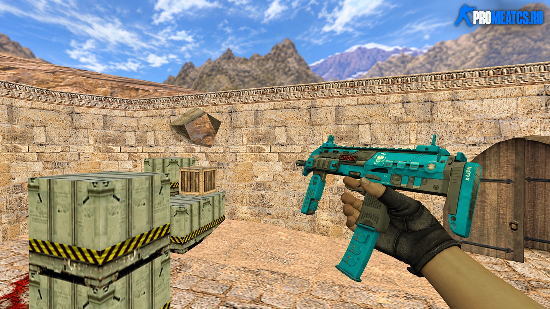 MP7 Перистое облако — модель оружия для Counter-Strike 1.6