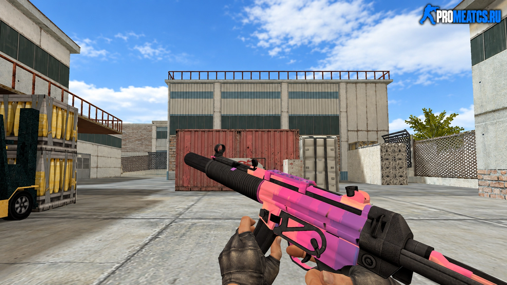 MP5-SD Малиновый — модель оружия для Counter-Strike 1.6