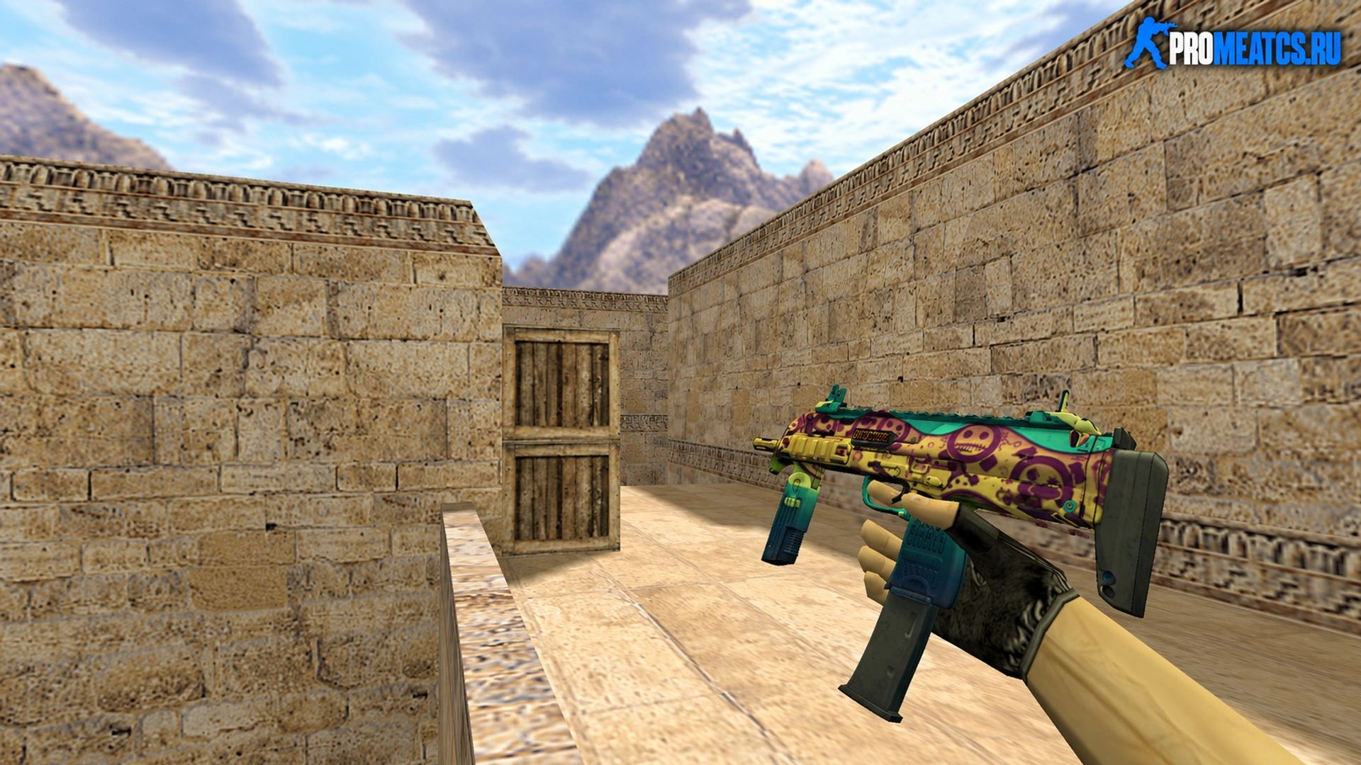 MP7 Эмоции — модель оружия для Counter-Strike 1.6
