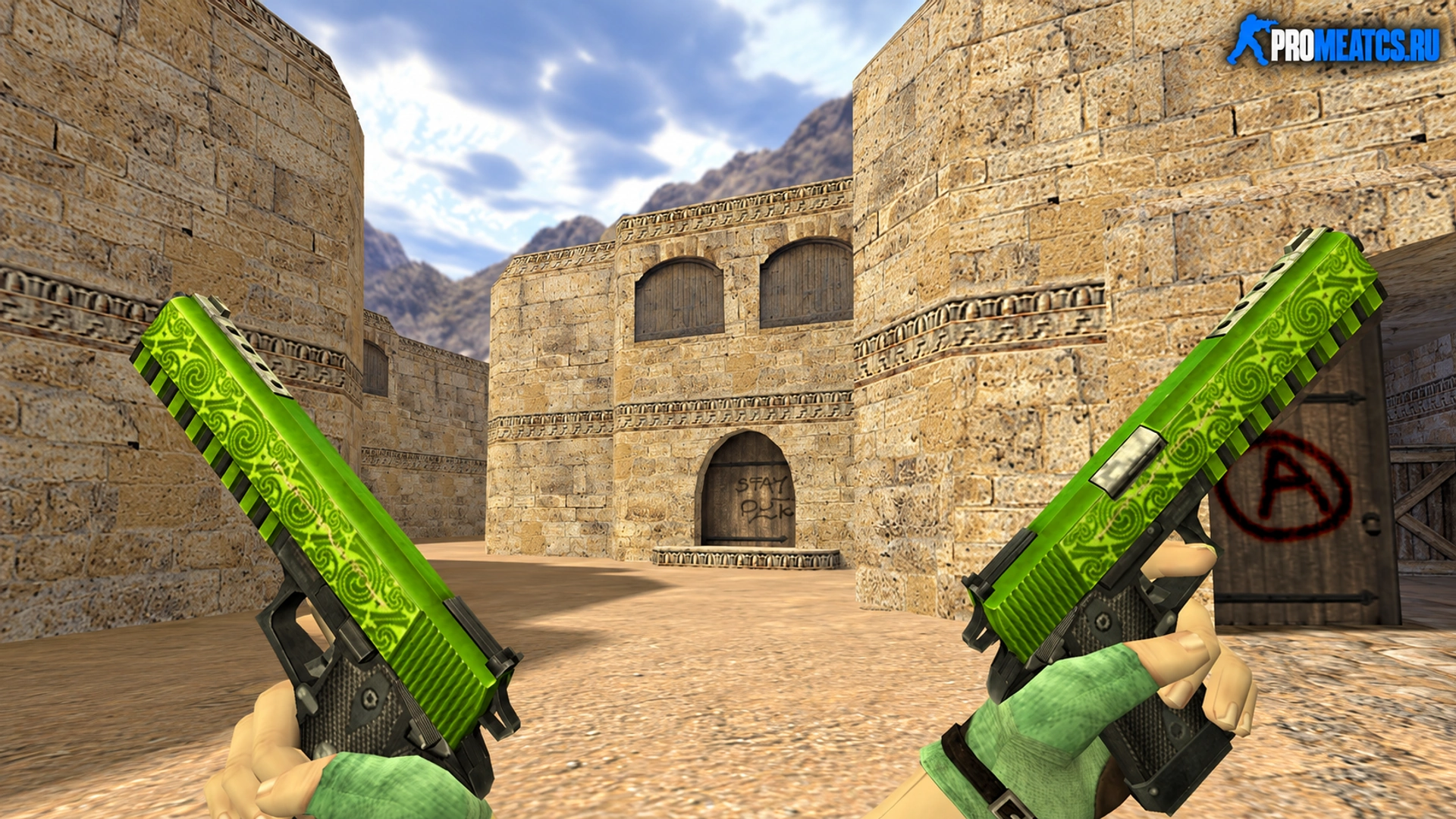 Dual Elites Двойное отравление — модель оружия для Counter-Strike 1.6