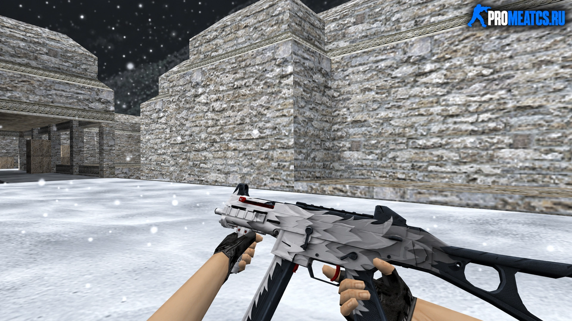 HD UMP-45 «White Fang» — модель оружия для Counter-Strike 1.6