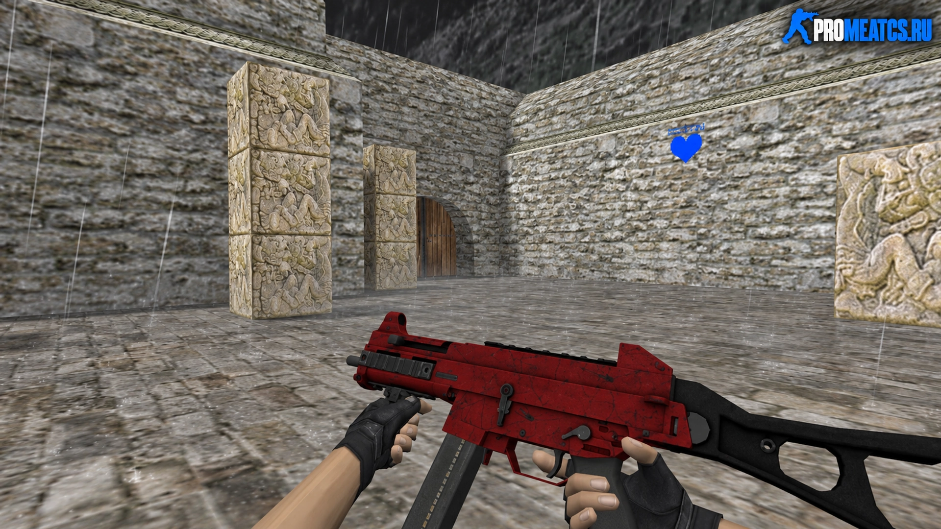 HD UMP-45 «Crimson Web» — модель оружия для Counter-Strike 1.6