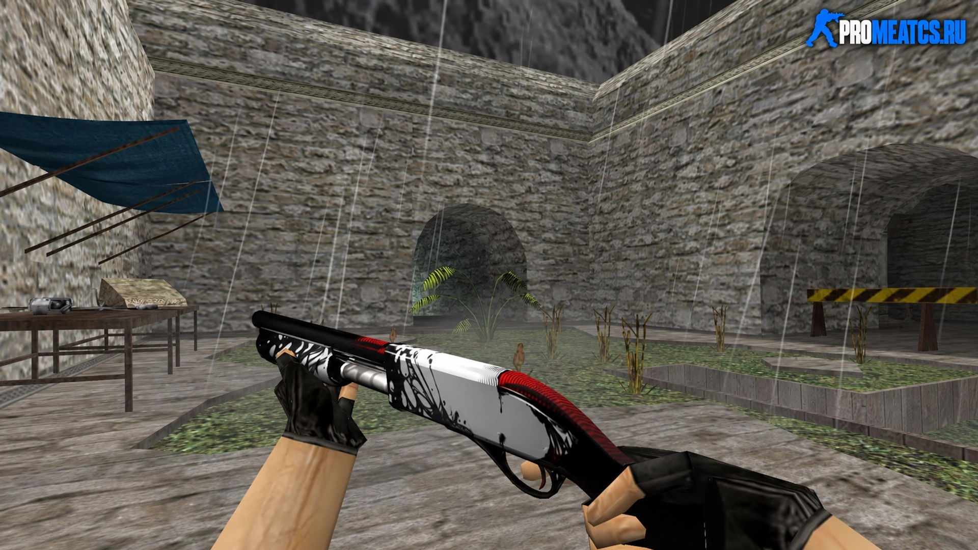 HD Sawed-Off «Vaal» с анимацией осмотра — модель оружия для Counter-Strike 1.6