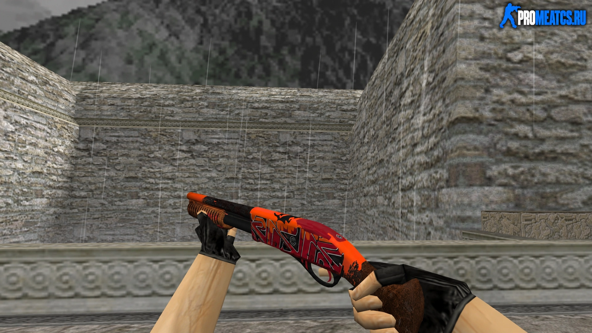 HD Sawed-Off «Ringleader» с анимацией осмотра — модель оружия для Counter-Strike 1.6