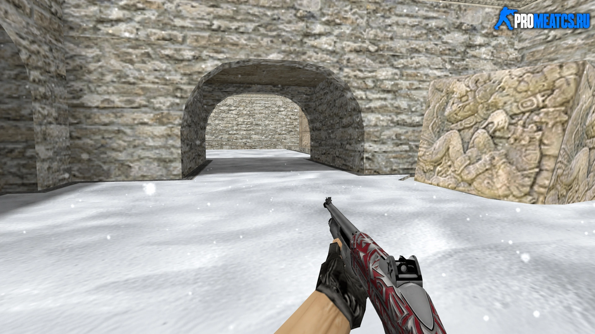 HD Nova «Iron Priest» с анимацией осмотра — модель оружия для Counter-Strike 1.6