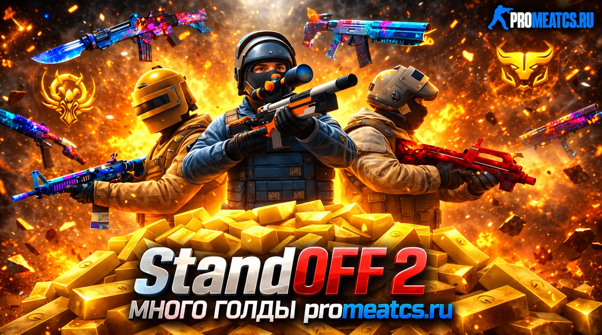 Сборка StandOFF 2 (СтандОФФ 2) много голды