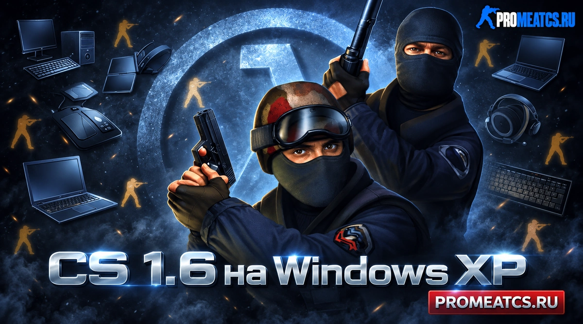 Сборка CS 1.6 для Windows XP
