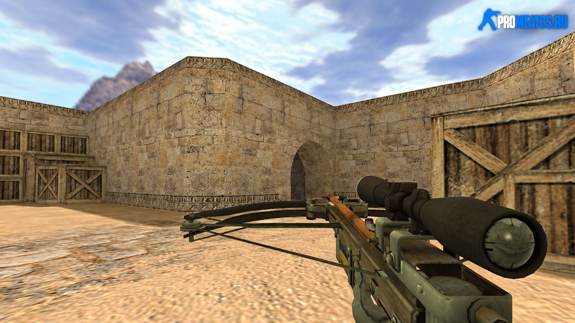 «Арбалет» для CS 1.6 — скин арбалета Scout — модель оружия для Counter-Strike 1.6