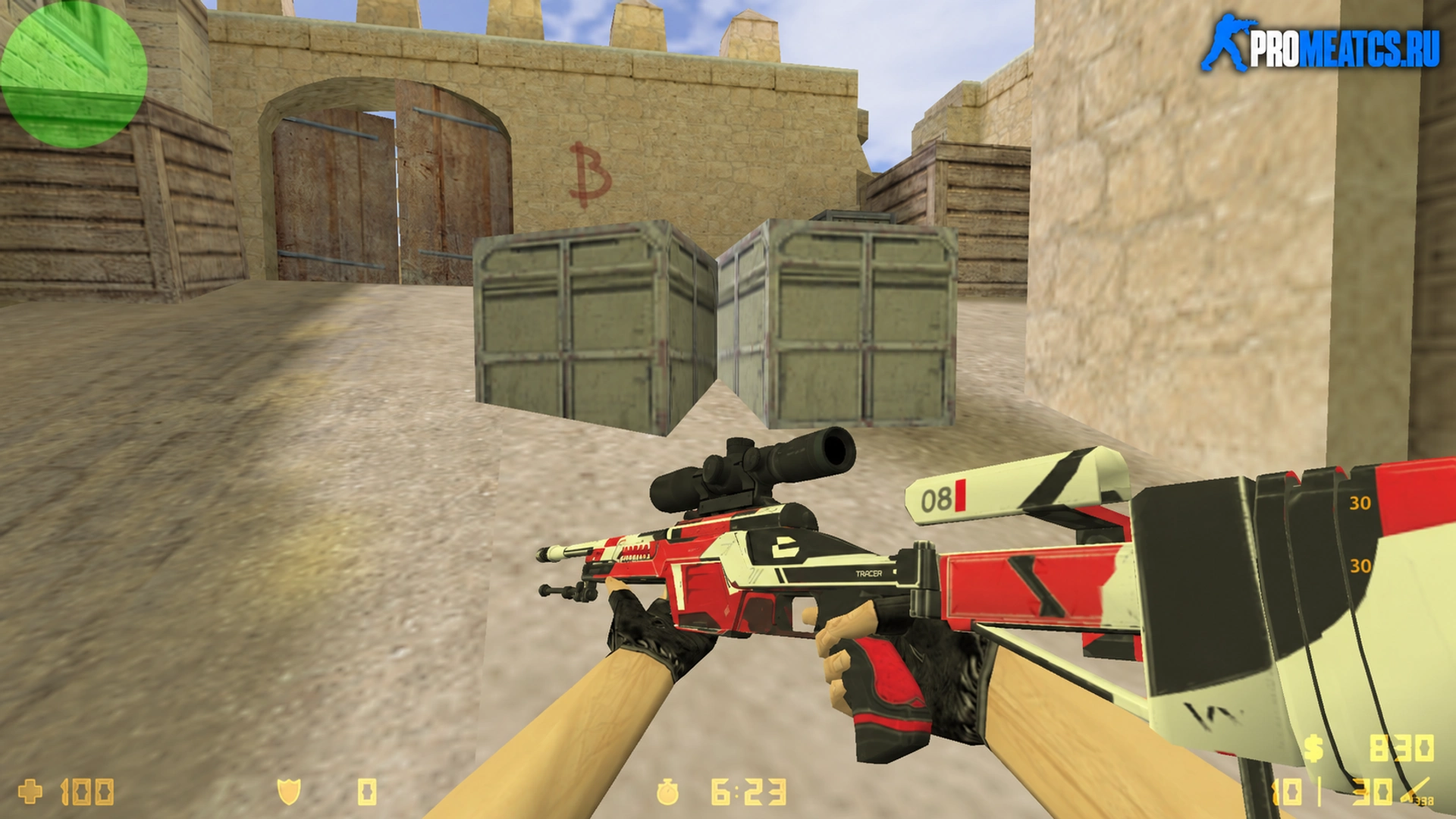 SSG 08 «Трассирующий снаряд» — модель оружия для Counter-Strike 1.6