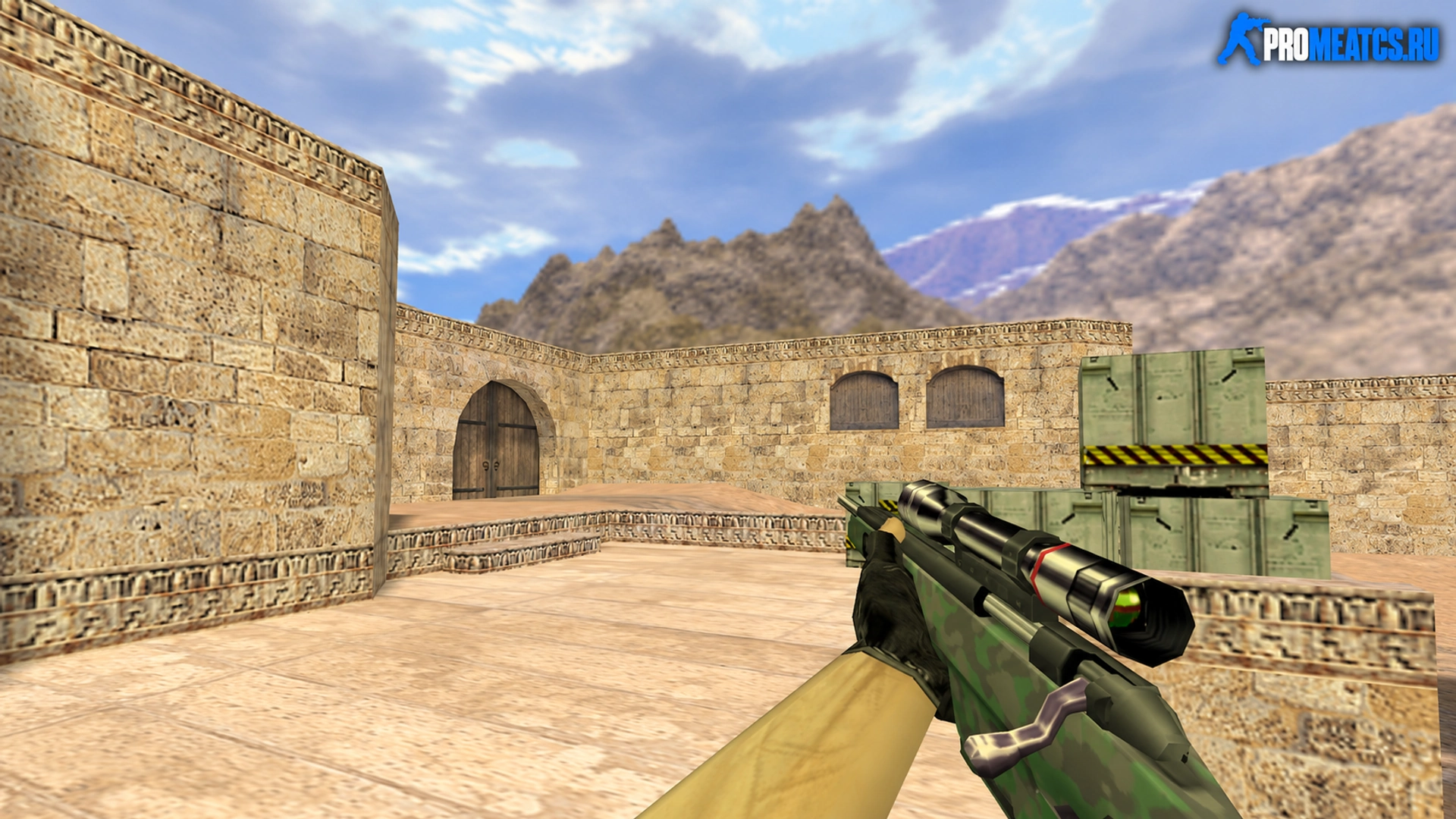 Scout «Лесной камуфляж» — модель оружия для Counter-Strike 1.6