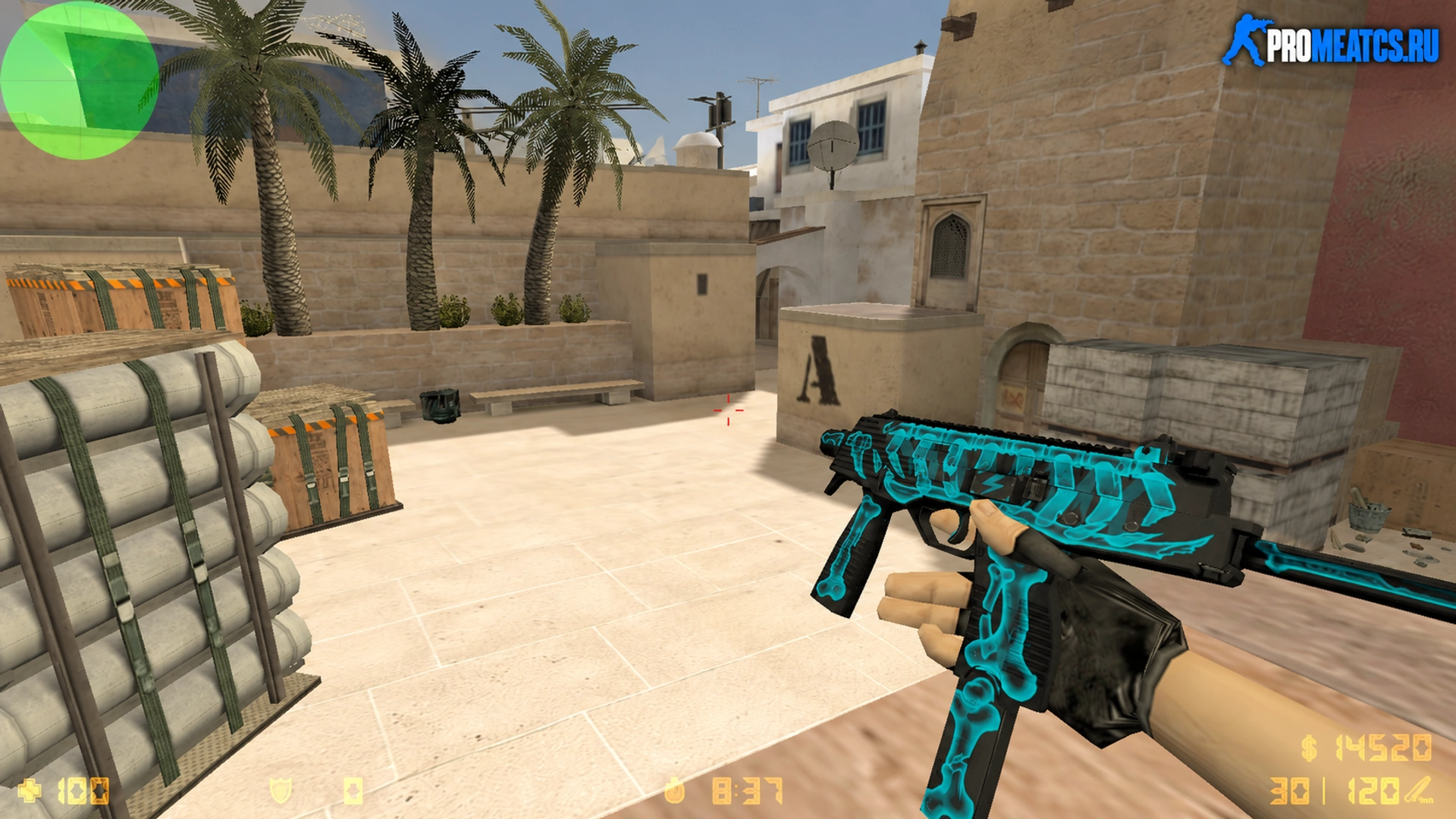 MP9 «Рентгеновский снимок» — модель оружия для Counter-Strike 1.6