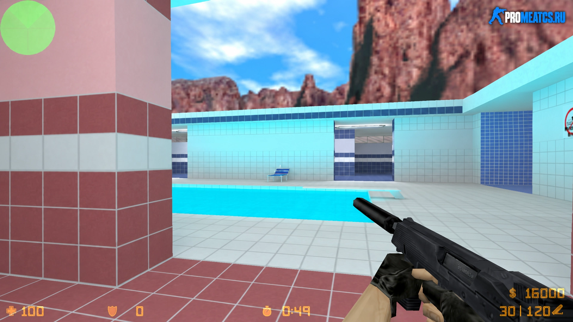 стандартного Steyr TMP — модель оружия для Counter-Strike 1.6