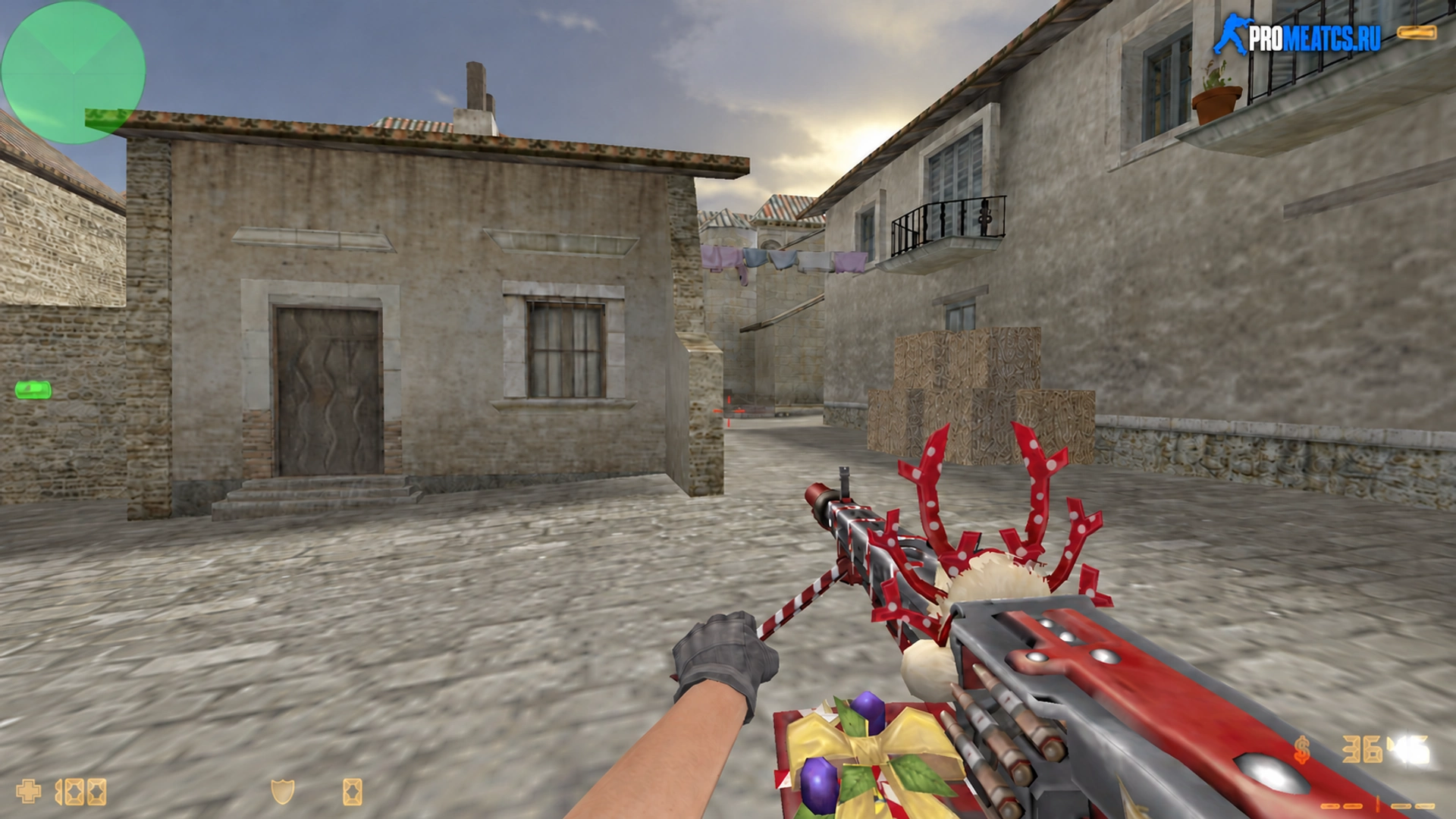 Новогодняя модель M249 — модель оружия для Counter-Strike 1.6