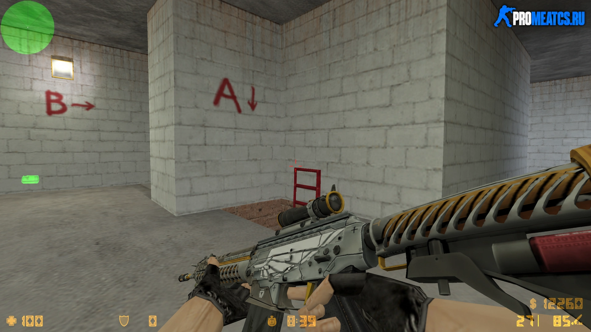 SG-553 «Полет» — модель оружия для Counter-Strike 1.6