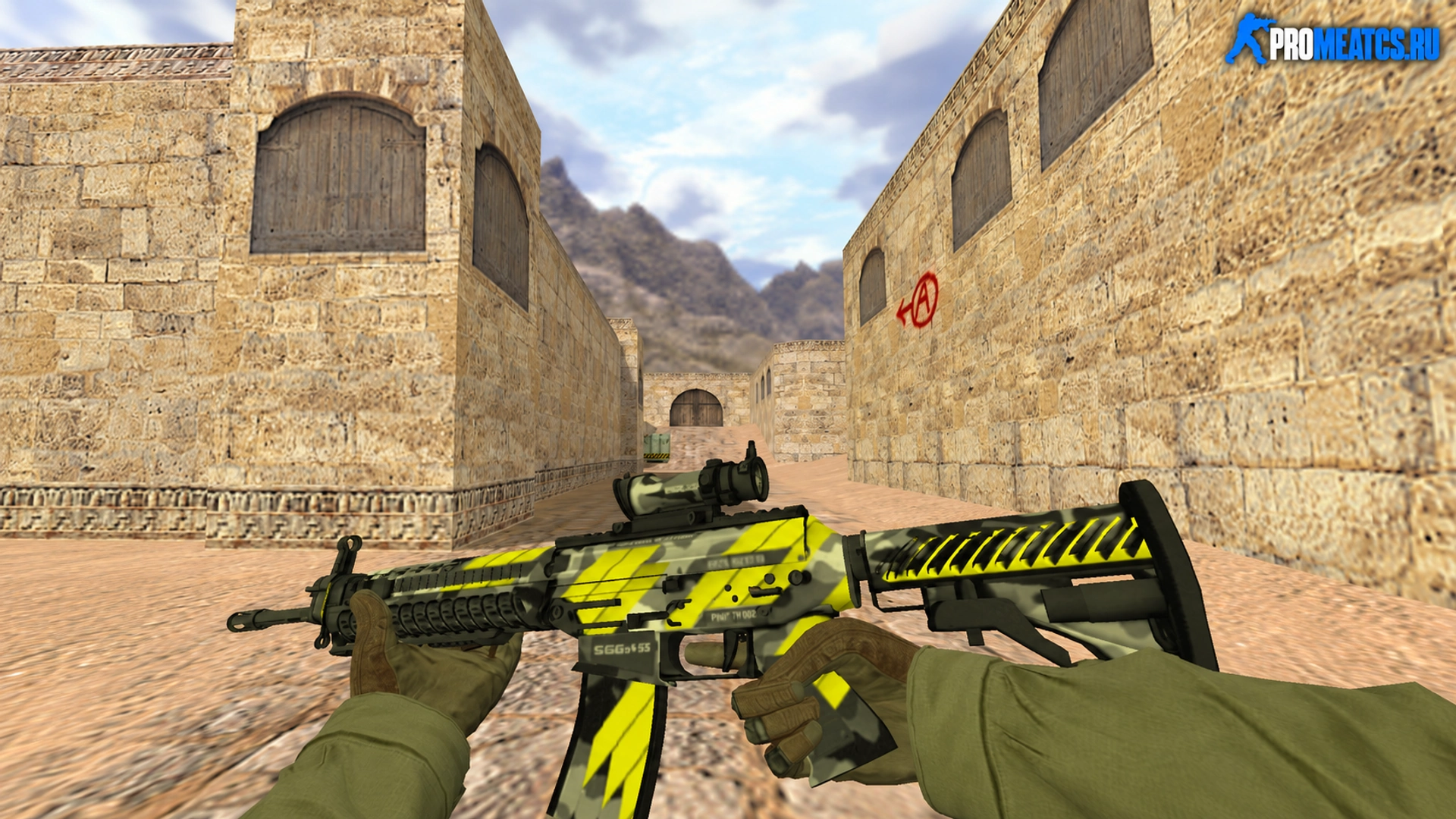 SG-553 «Нервный» — модель оружия для Counter-Strike 1.6